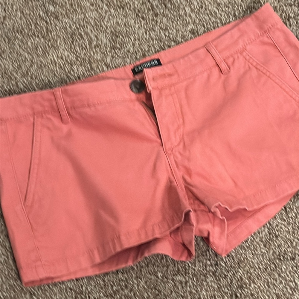 Orangish cargo shorts .  Size 4 and like new.